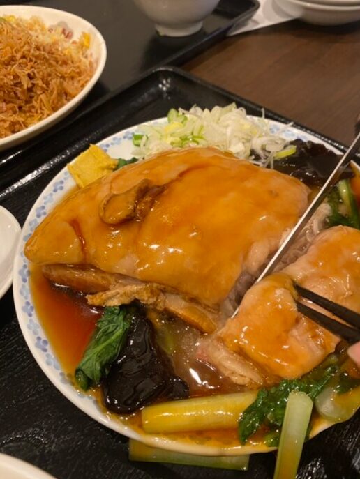 柔らかい角煮のアップ