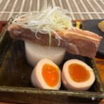 3時間煮込まれた絶品の豚の角煮定食